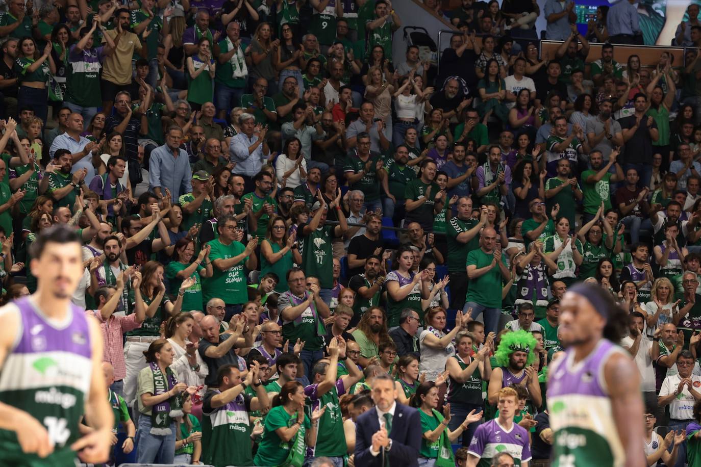 El segundo partido de play-off entre Unicaja y Tenerife, en fotos