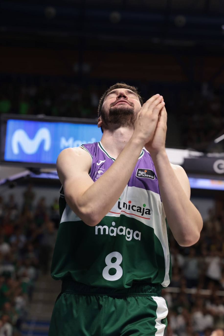 El segundo partido de play-off entre Unicaja y Tenerife, en fotos