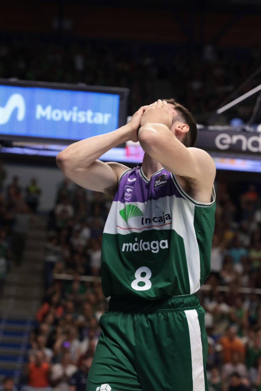 El segundo partido de play-off entre Unicaja y Tenerife, en fotos