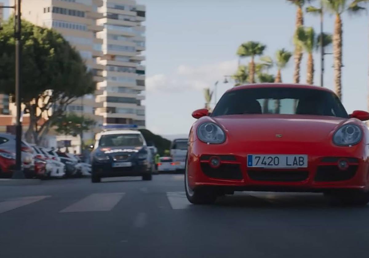 La serie &#039;Culpa mía&#039; llega a Amazon con espectaculares carreras de coche por Málaga