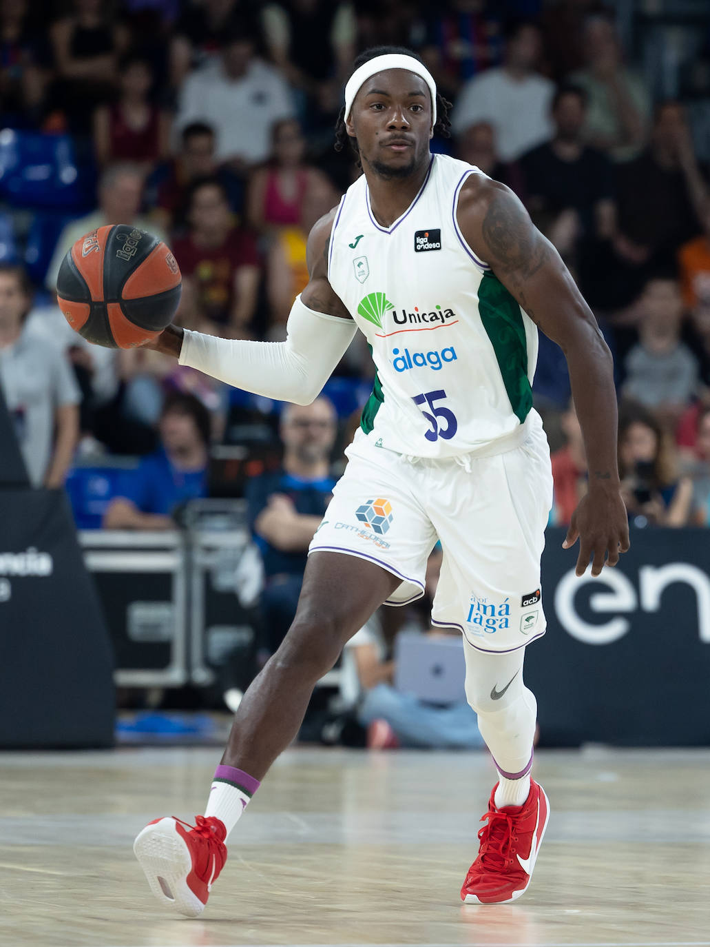 El primer encuentro de semifinales entre Barça y Unicaja, en imágenes