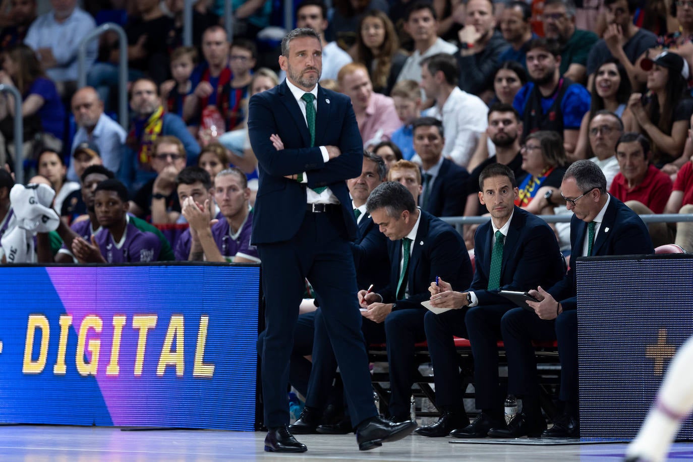 El primer encuentro de semifinales entre Barça y Unicaja, en imágenes