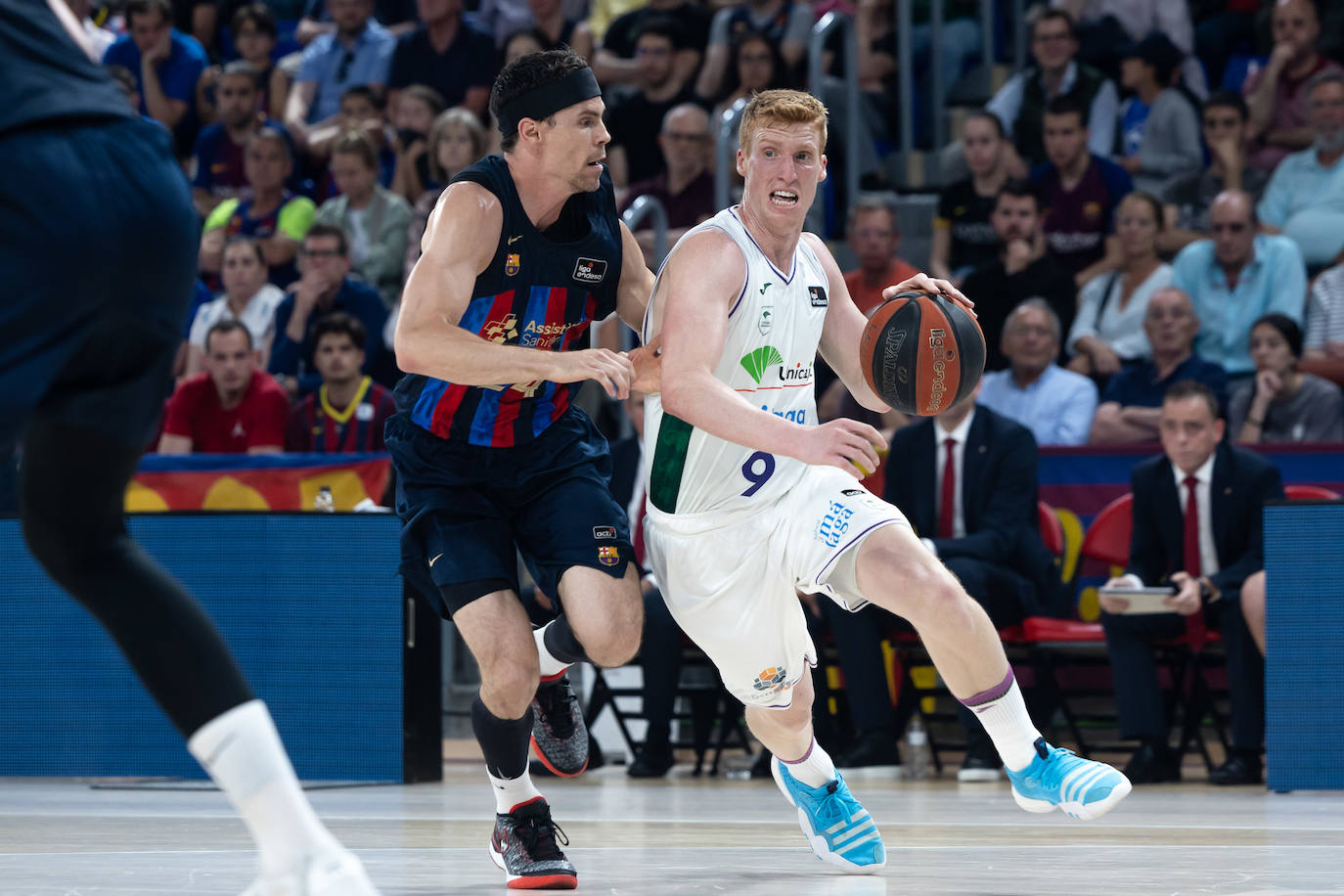 El primer encuentro de semifinales entre Barça y Unicaja, en imágenes
