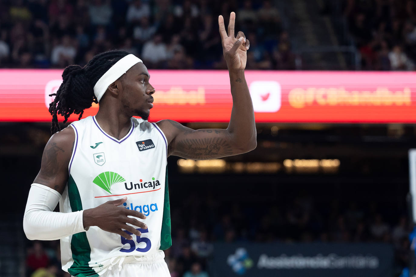 El primer encuentro de semifinales entre Barça y Unicaja, en imágenes