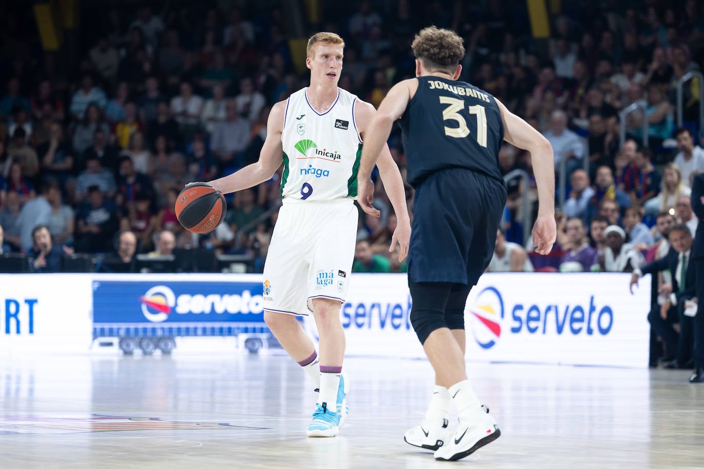 El primer encuentro de semifinales entre Barça y Unicaja, en imágenes