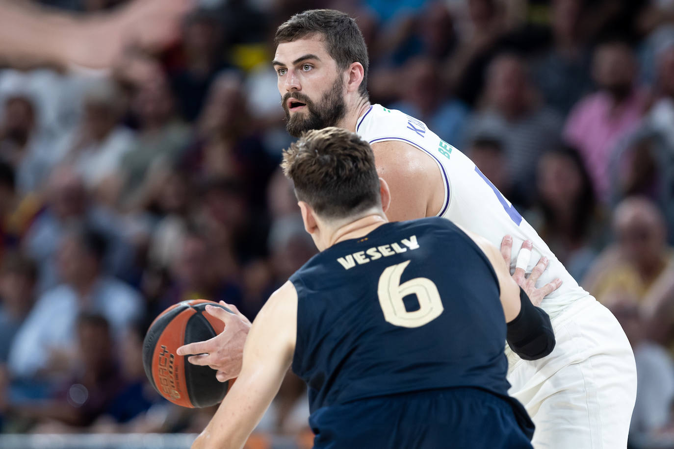 El primer encuentro de semifinales entre Barça y Unicaja, en imágenes