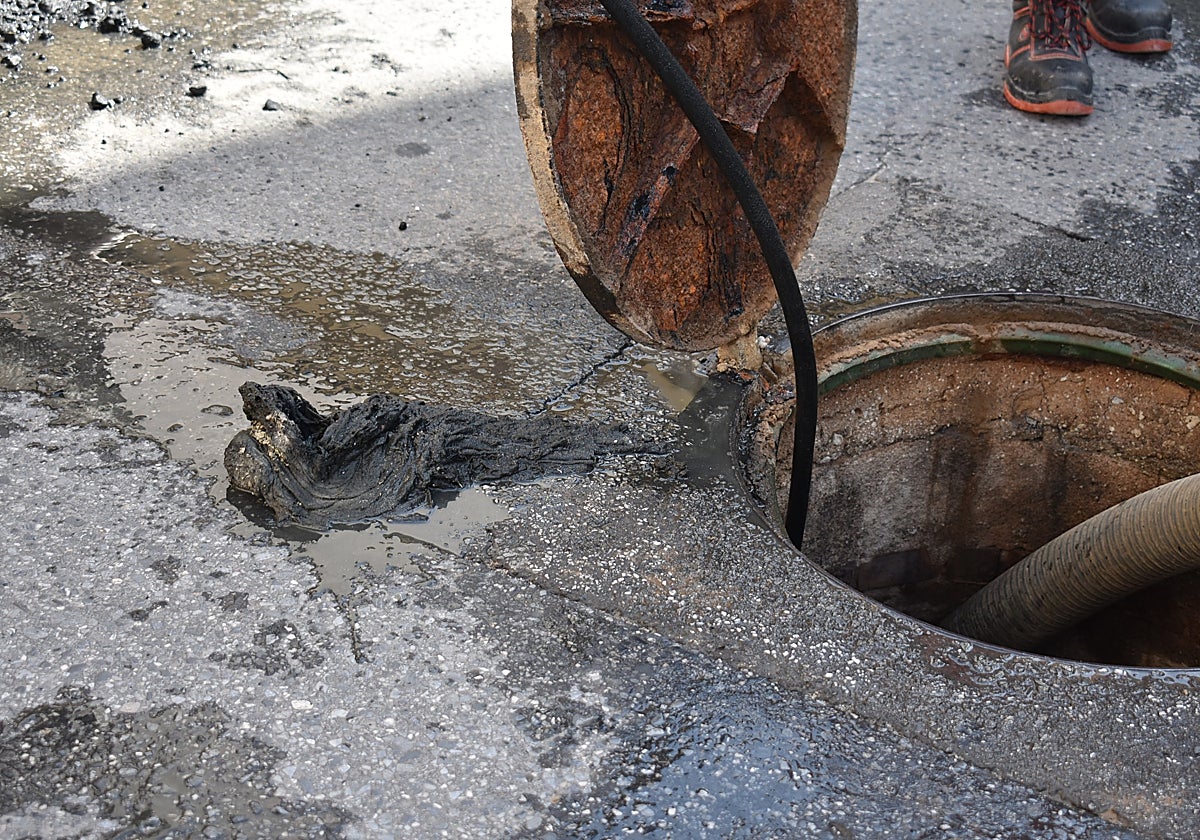 Desatoro de la red en la avenida de la Vega.