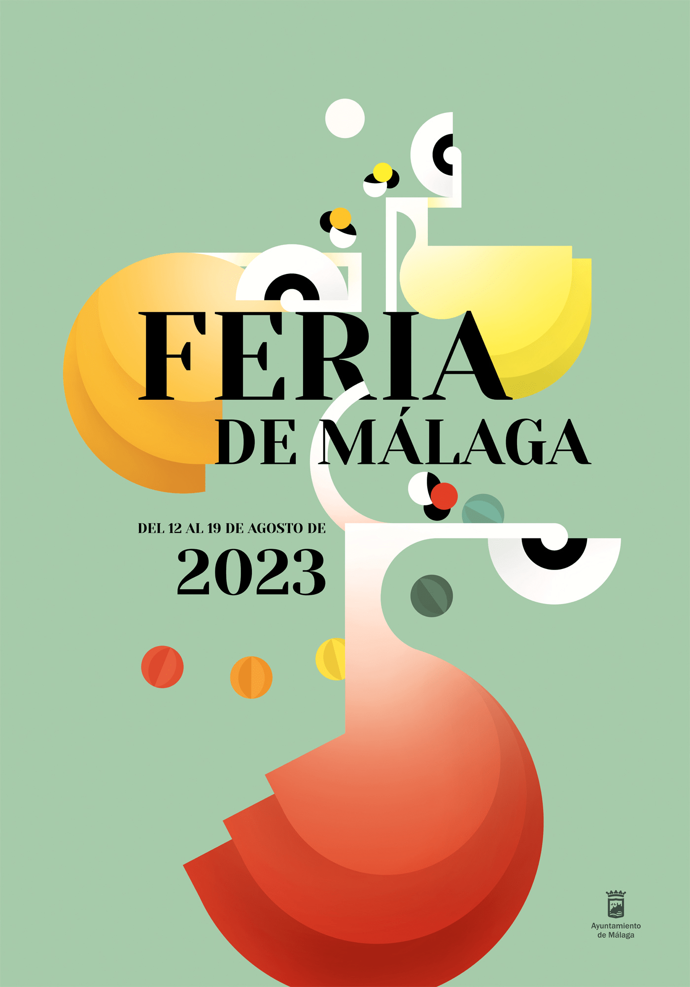Estos son los cinco carteles finalistas de la Feria de Málaga 2023