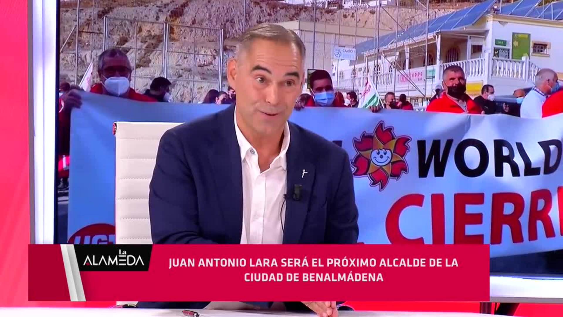 Juan Antonio Lara, ganador de las elecciones en Benalmádena, en el programa 'La Alameda'