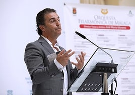 José María Moreno, durante la presentación de la programación de la próxima temporada de la OFM.