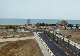 Aspecto de la nueva avenida trazada sobre los suelos que ocupó Limasa.