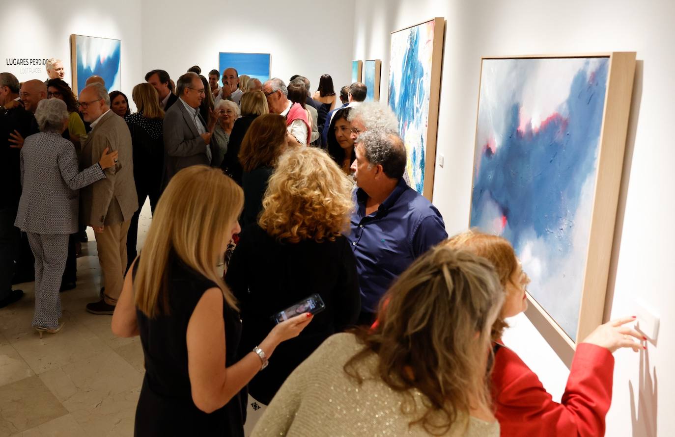 Así fue la inauguración de la exposición de Manolo Castillo &#039;Lugares perdidos&#039;