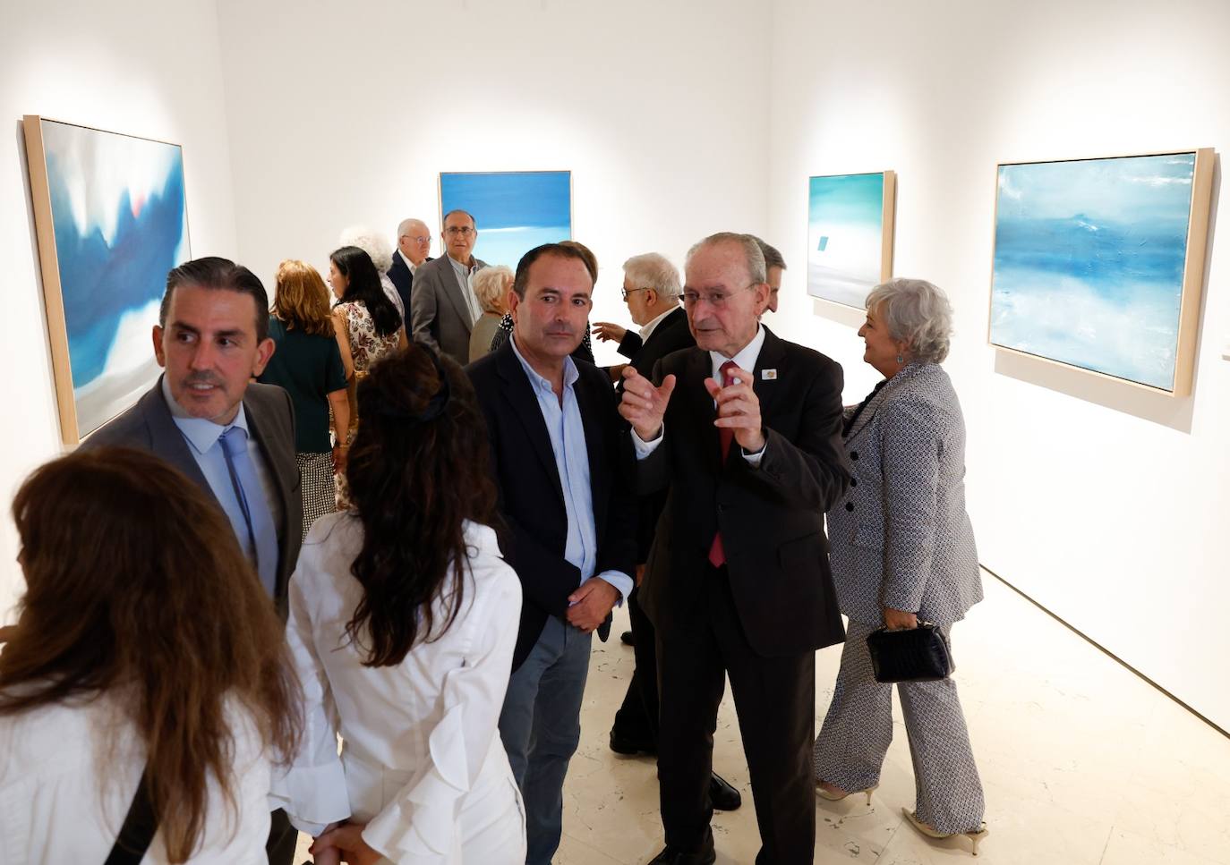 Así fue la inauguración de la exposición de Manolo Castillo &#039;Lugares perdidos&#039;