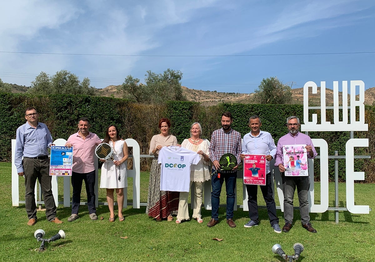 Organizadores y patrocinadores de la edición deportiva en Antequera.