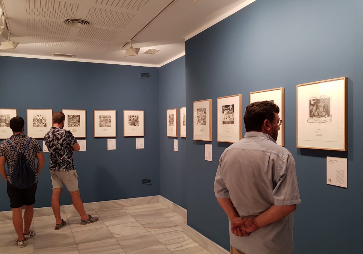 Imagen de la muestra que podrá verse en el Museo de Vélez-Málaga.