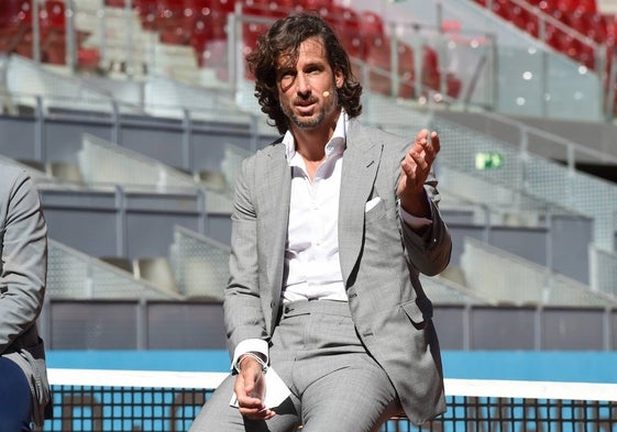 Feliciano López, en el Mutua Madrid Open.