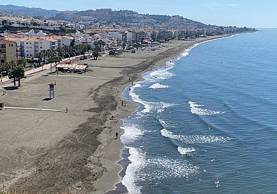 Vista panorámica del litoral rinconero.