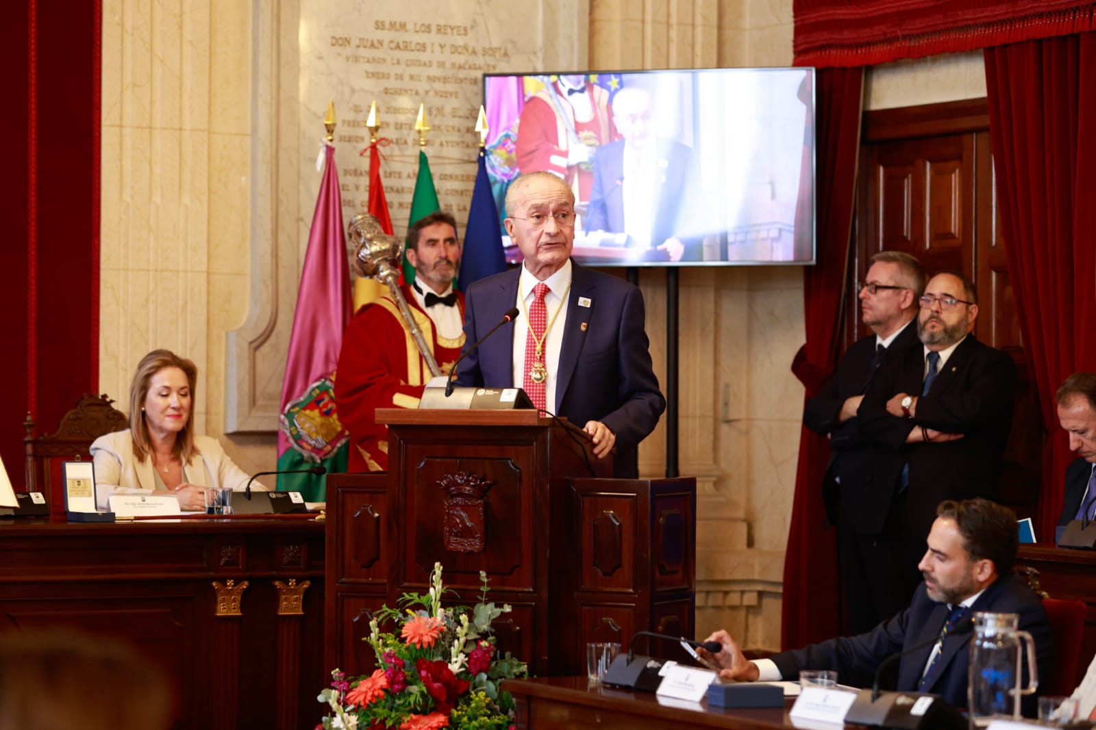 La constitución del Ayuntamiento de Málaga, en imágenes