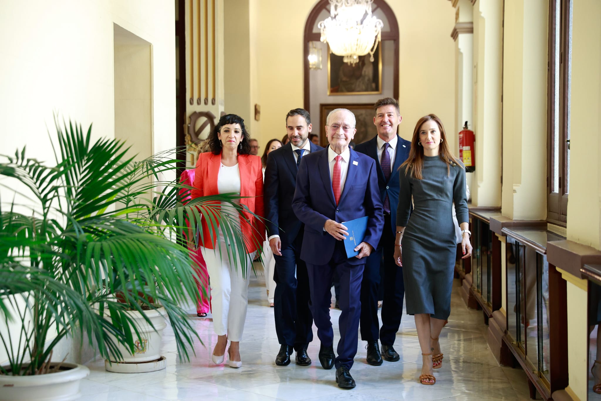 La constitución del Ayuntamiento de Málaga, en imágenes