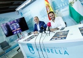 Ramón Gómez y Lisandro Vieytes, en la presentación del evento.