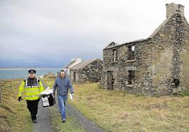 Una casa abandonada en la isla de Inishbofin