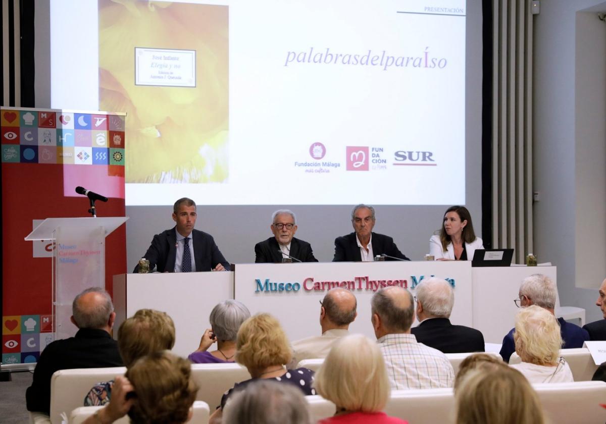 Gonzalo Otalecu, Pepe Infante, Luis Merino y Ana Pérez-Bryan, durante la presentación.