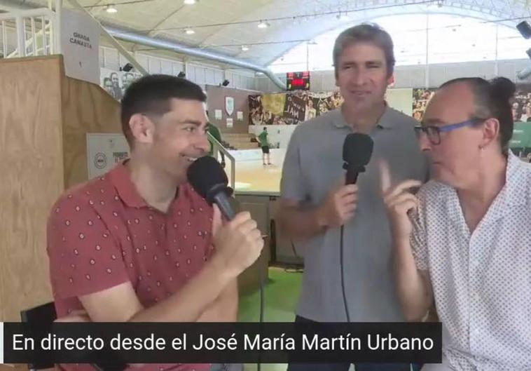 Así ha sido la tertulia de baloncesto de SUR, desde el pabellón José María Martín Urbano