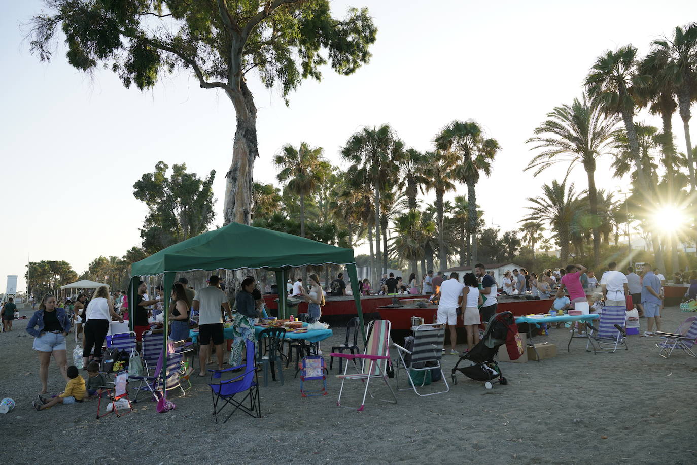 Celebración de la noche de San Juan en Marbella