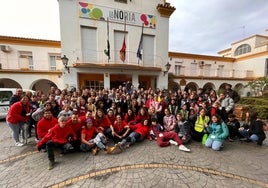 Una de las actividades, en La Noria, centro de la Diputación de Málaga.