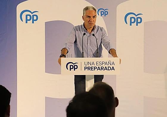 Elías Bendodo, este domingo en Benalmádena