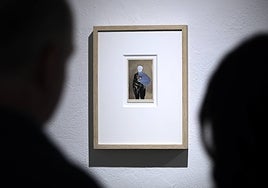 Una de las obras de 'Profiles', en el espacio Columna de JM Galería.