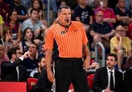 Daniel Hierrezuelo, durante un partido de la Liga ACB.