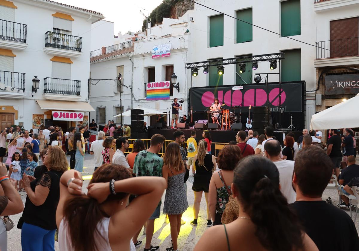 Escenario. Todo el pueblo de Ojén se implica en este festival.