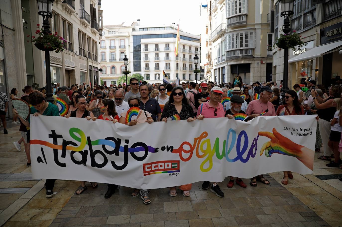 La manifestación en Málaga del Orgullo, en imágenes