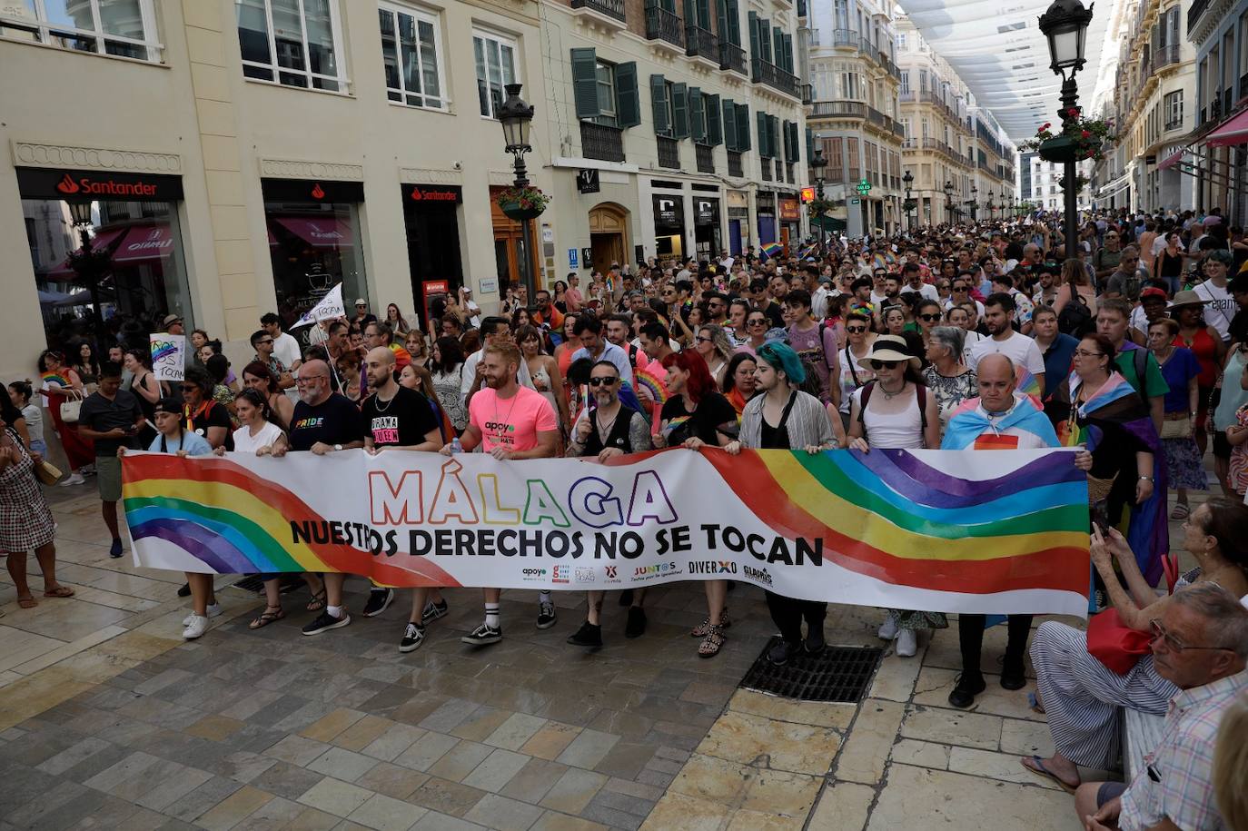 La manifestación en Málaga del Orgullo, en imágenes