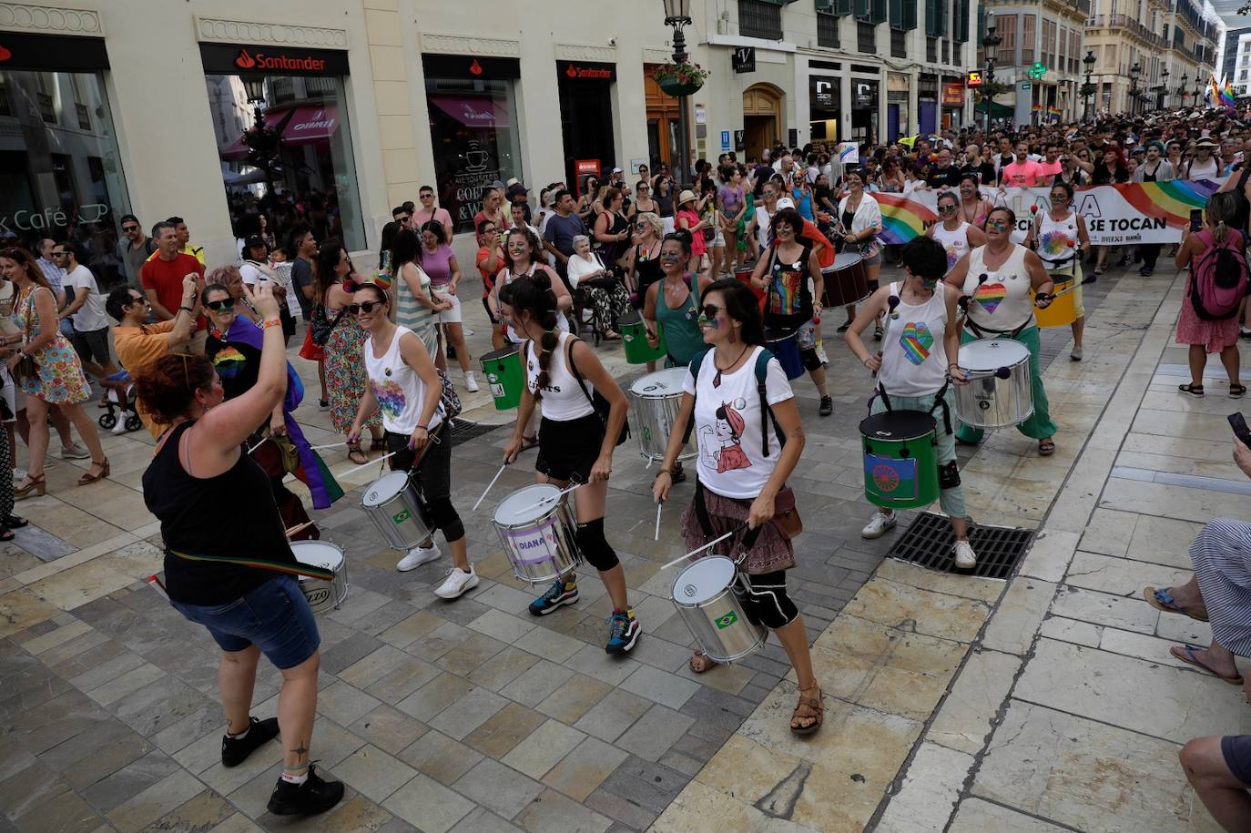 La manifestación en Málaga del Orgullo, en imágenes