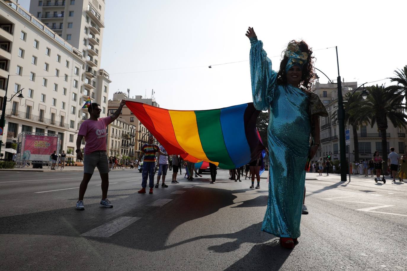 La manifestación en Málaga del Orgullo, en imágenes