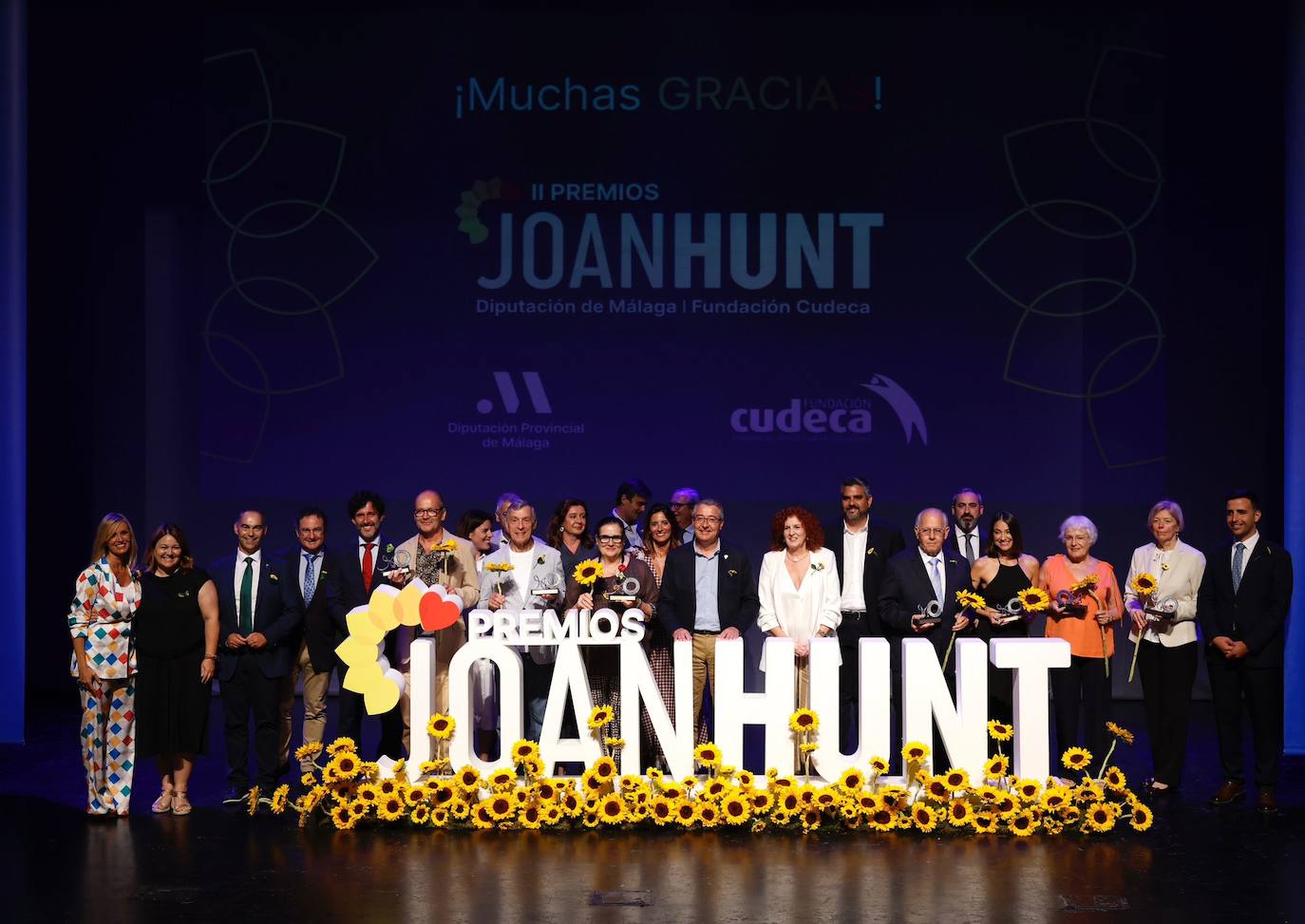 Entrega de los Premios Joan Hunt 2023 de la Diputación de Málaga y Cudeca