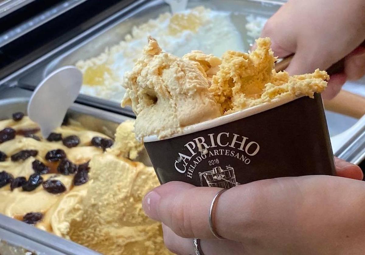 Capricho: los helados artesanales con sabor a campo malagueño