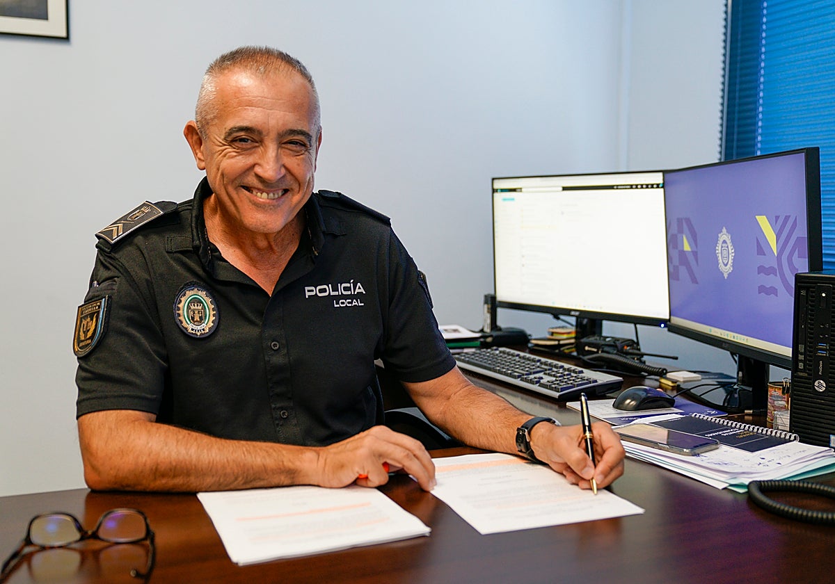 Javier Martín, jefe de la Policía Local de Marbella.
