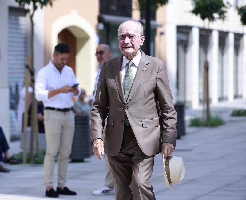 El alcalde de Málaga, el pasado mes de junio