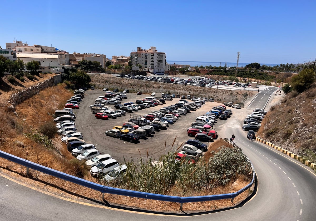 Imagen de los terrenos donde se ha previsto la construcción del nuevo centro de salud nerjeño.