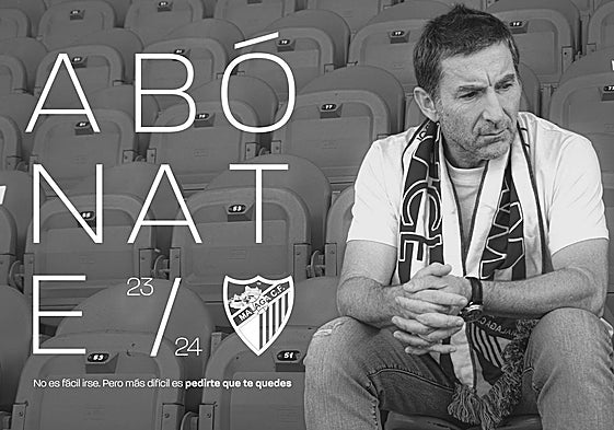 Imagen de la campaña con el actor malagueño Antonio de la Torre.