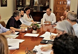 Mesa contra la sequía, celebrada hoy en Benalmádena.