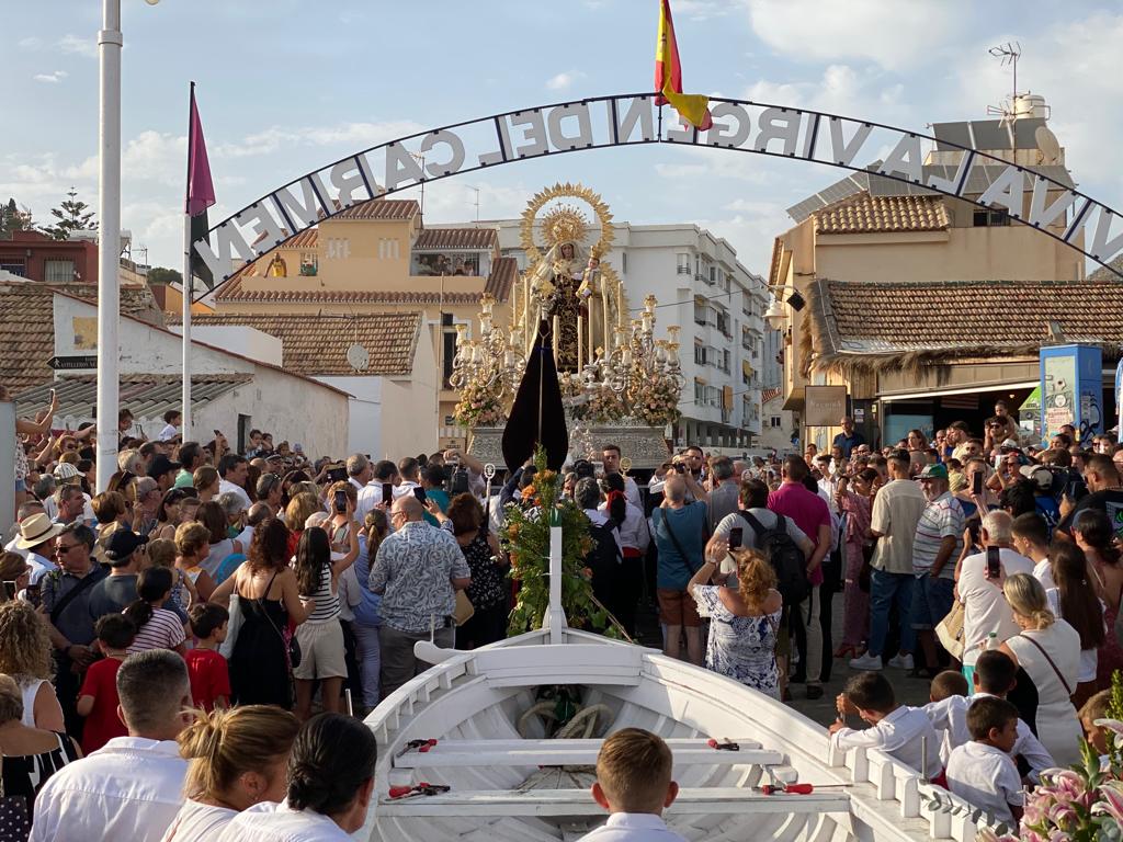 Virgen del Carmen en Pedregalejo