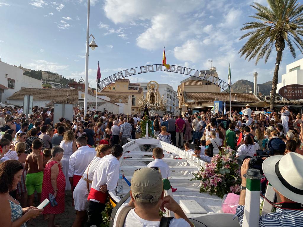 Virgen del Carmen en Pedregalejo