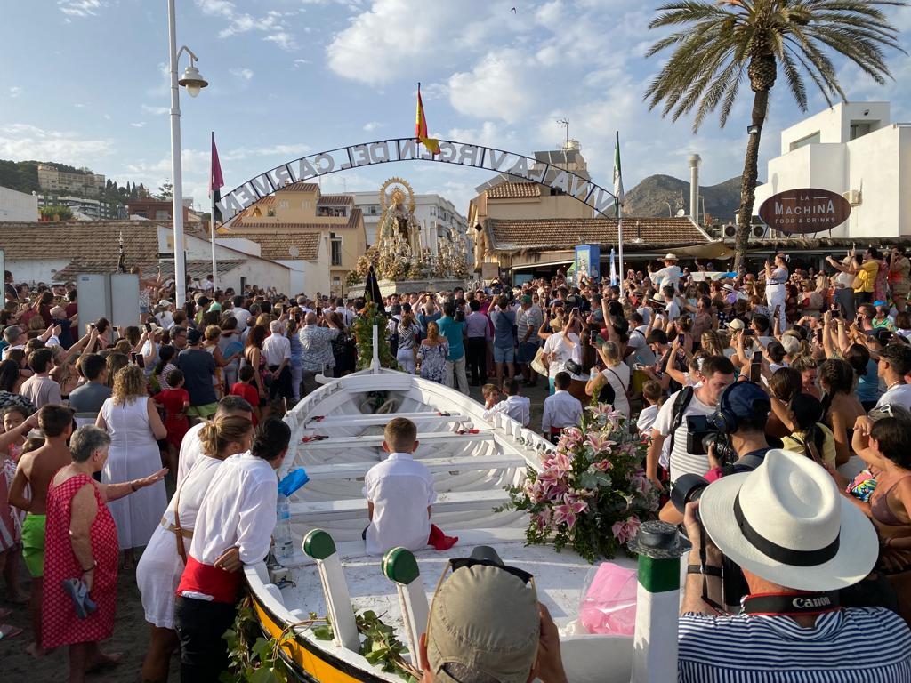 Virgen del Carmen en Pedregalejo