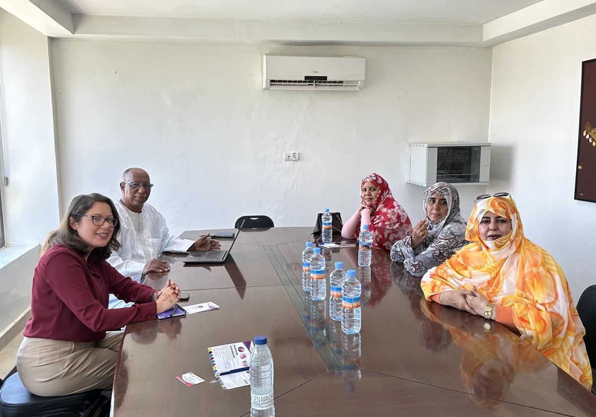 El equipo de Aninver en un proyecto en Mauritania.