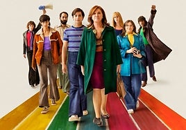 El director de 'Te estoy amando locamente', Alejandro Marín junto a la coguionista, Carmen Garrido.