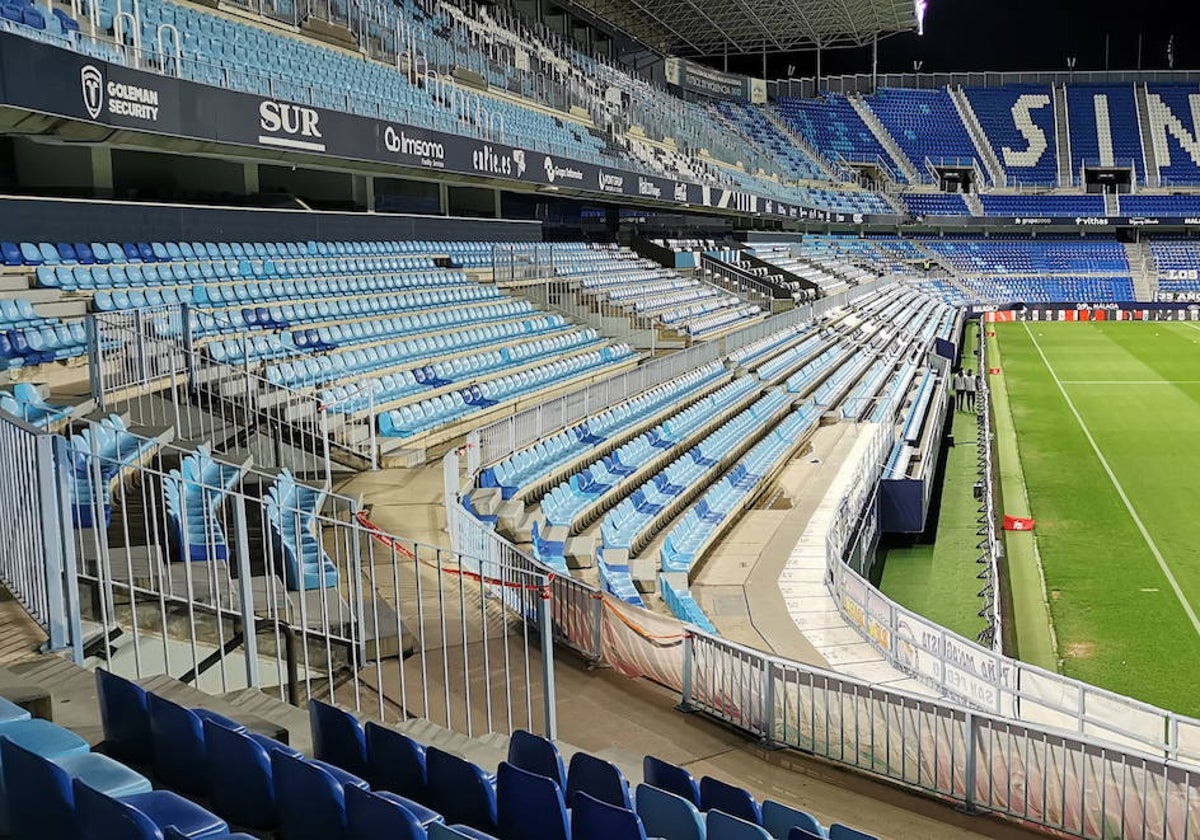 Imagen de La Rosaleda durante la campaña anterior.